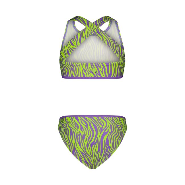 B.Nosy Meisjes bikini AOP - Active zebra groen