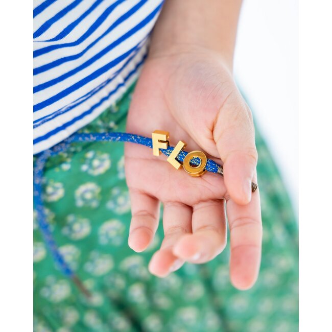 Like Flo Meisjes rok crepe - Groen bloemen