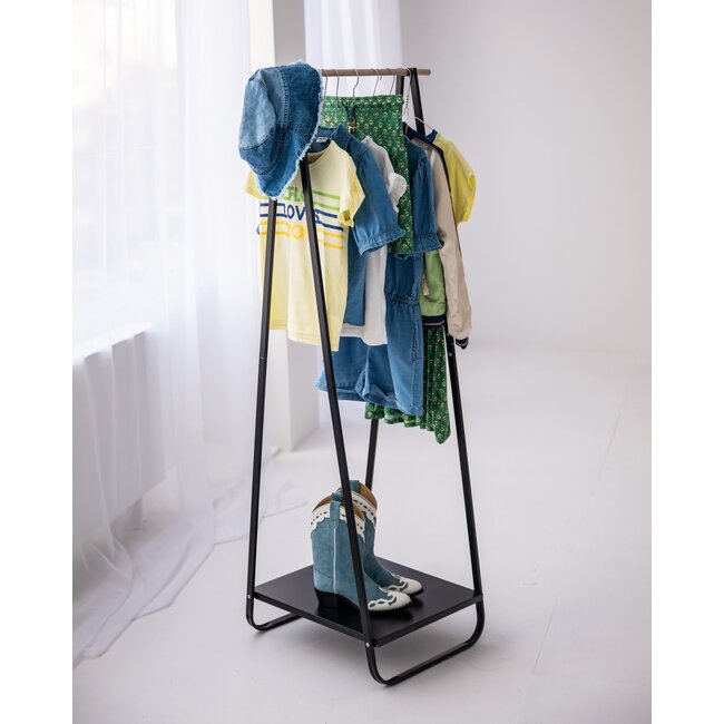 Like Flo Meisjes blouse met knoop - Lt denim