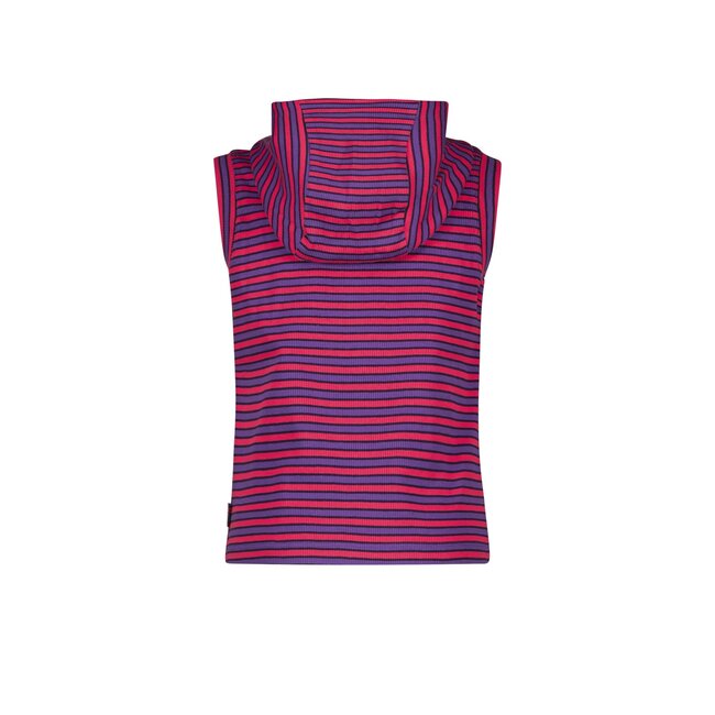 B.Nosy Meisjes top met capuchon - Ster streep