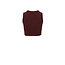 LOOXS 10sixteen Meisjes crop top rib - Plum