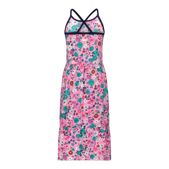 B.Nosy Meisjes jurk midi - Cute flower AOP