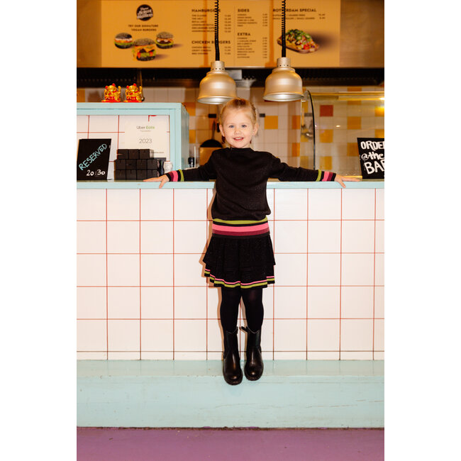 Quapi Meisjes rok - Aurora - Zwart