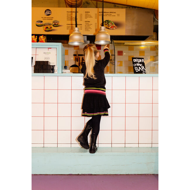 Quapi Meisjes rok - Aurora - Zwart