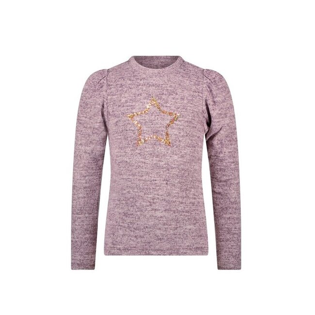 Like Flo Meisjes top puffy melee - Plum