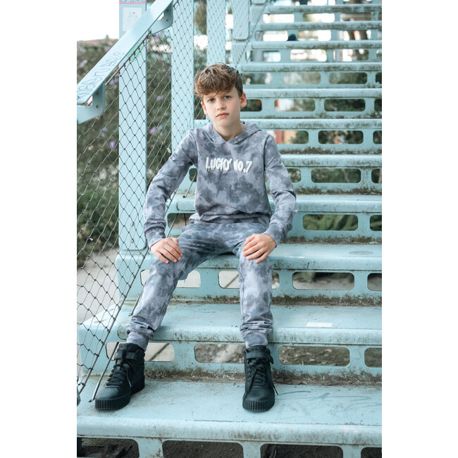 Lucky No. 7 Jongens broek - Minimal grijs