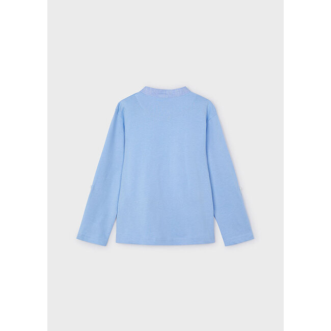 Mayoral Jongens polo shirt - Licht blauw