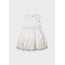 Mayoral Meisjes jurk embroidery - Natural