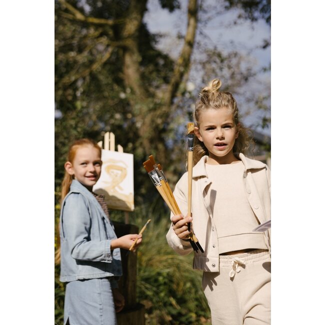 LEVV Meisjes spencer - Karol - Ivoor wit