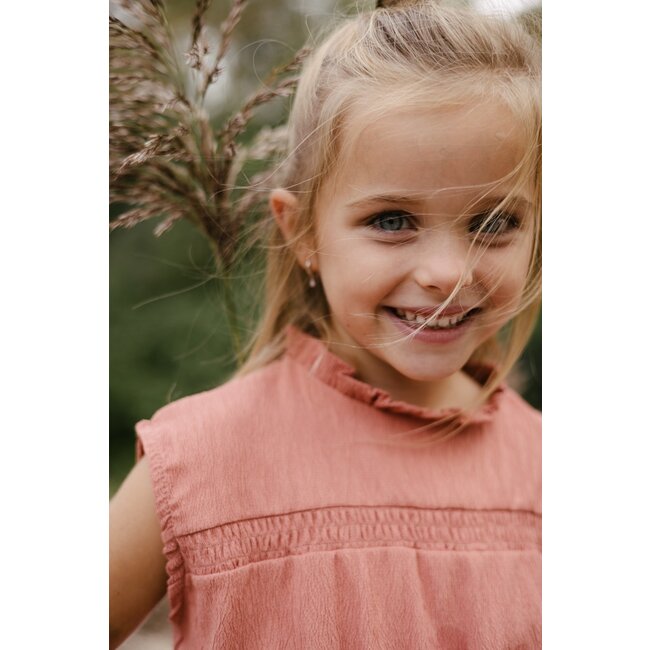 LEVV Meisjes blouse - Kathi - Oud roze