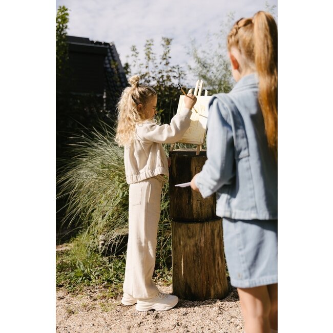 LEVV Meisjes broek - Kelly - Ivoor wit