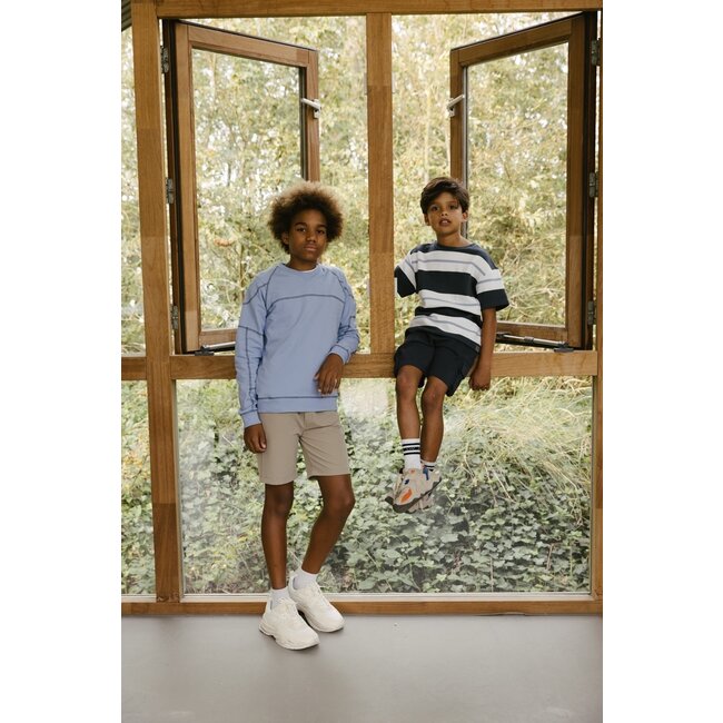 LEVV Jongens sweater - Kenton - Midden blauw