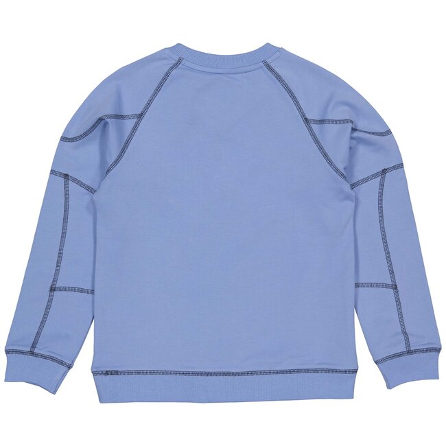 LEVV Jongens sweater - Kenton - Midden blauw