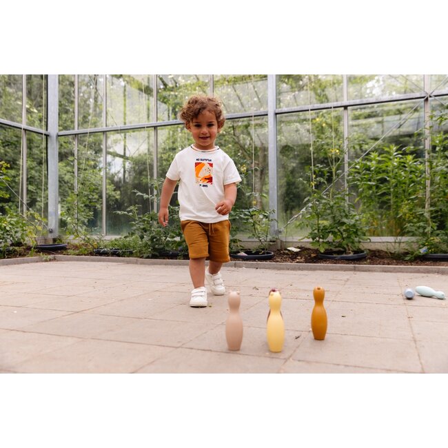 Quapi Jongens t-shirt - Bartu - Off wit