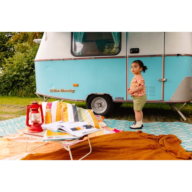 Quapi Meisjes blouse - Bodee - AOP roze bloemen