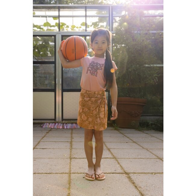 Quapi Meisjes rok - Bra - AOP roze