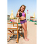 Just Beach Meisjes bikini twist it - Funky zebra