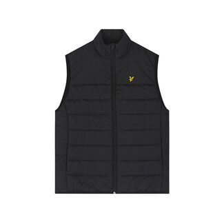 Lyle & Scott Bodywarmer gewatteerd - Jet zwart