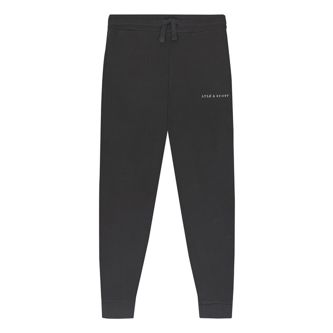 Lyle & Scott Sweat broek Script - Gun metal grijs