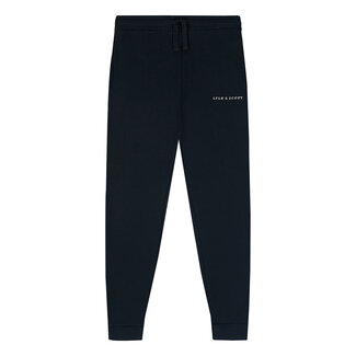Lyle & Scott Sweat broek Script - Donker navy blauw