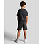 Lyle & Scott Sweat short Script - Gun metal grijs