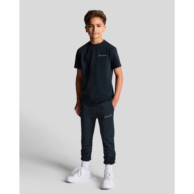 Lyle & Scott T-shirt Script - Donker navy blauw