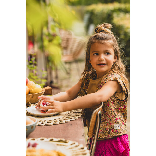 LOOXS Little Meisjes reversibel gilet - Palms