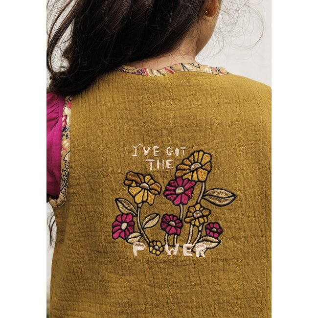 LOOXS Little Meisjes reversibel gilet - Palms