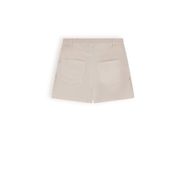 NoBell Meisjes short - Simoa - Pearled ivoor wit