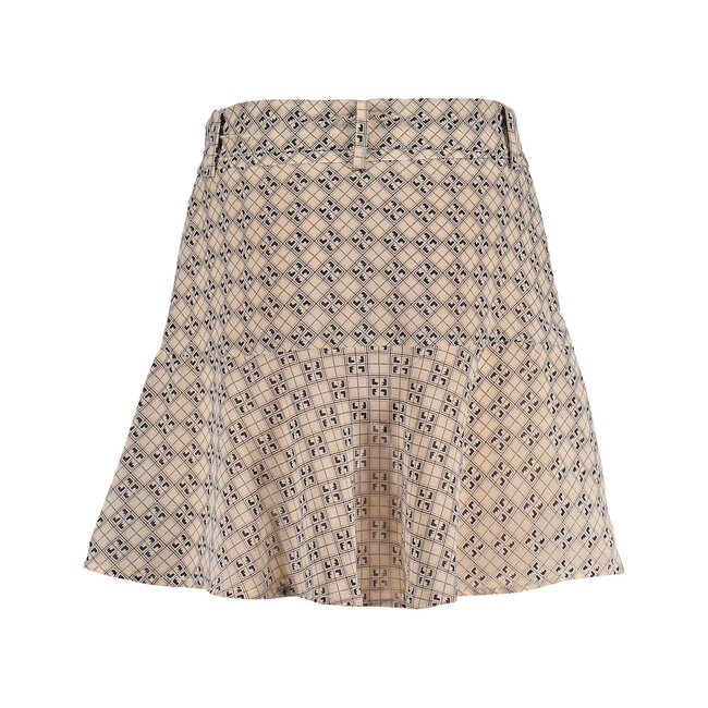 Frankie & Liberty Meisjes rok - Molly - Zwart / abrikoos print