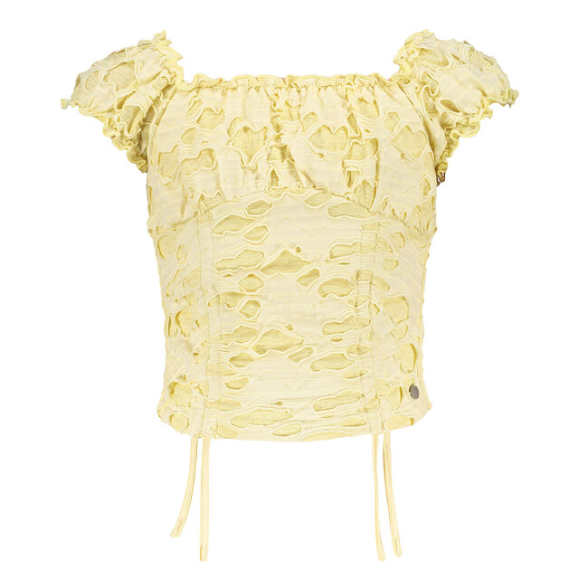 Frankie & Liberty Meisjes blouse - Maxime - Honing geel