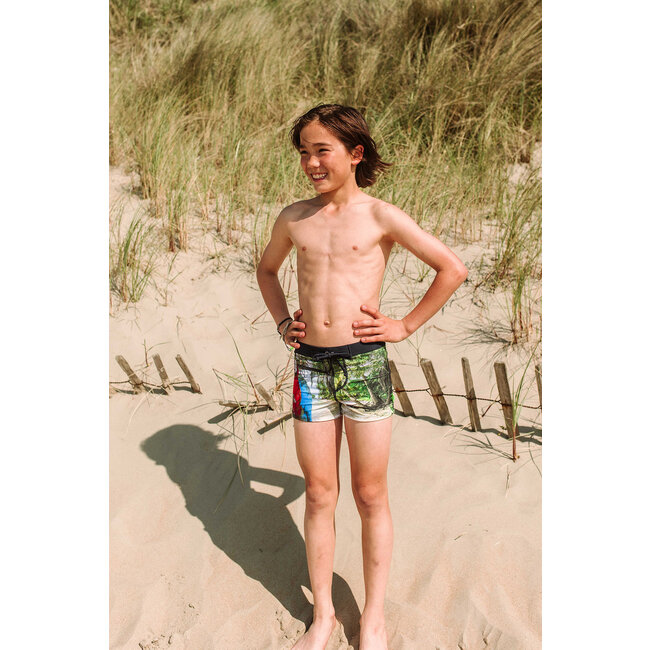 Just Beach Jongens zwembroek - Nevada - Parrot island
