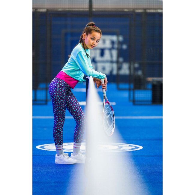 B.Nosy Meisjes sweater Active - Abby - Aqua