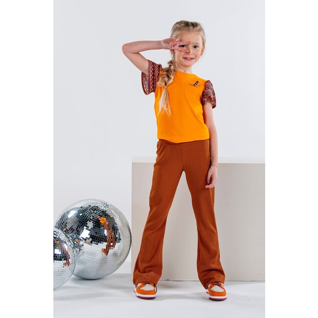 B.Nosy Meisjes t-shirt - Bregje - Cheddar