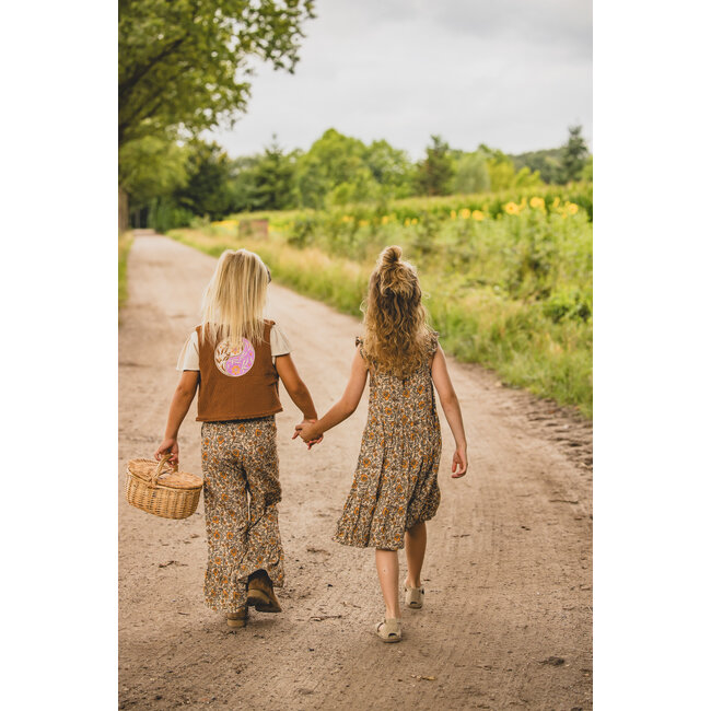LOOXS Little Meisjes gilet - Caramel