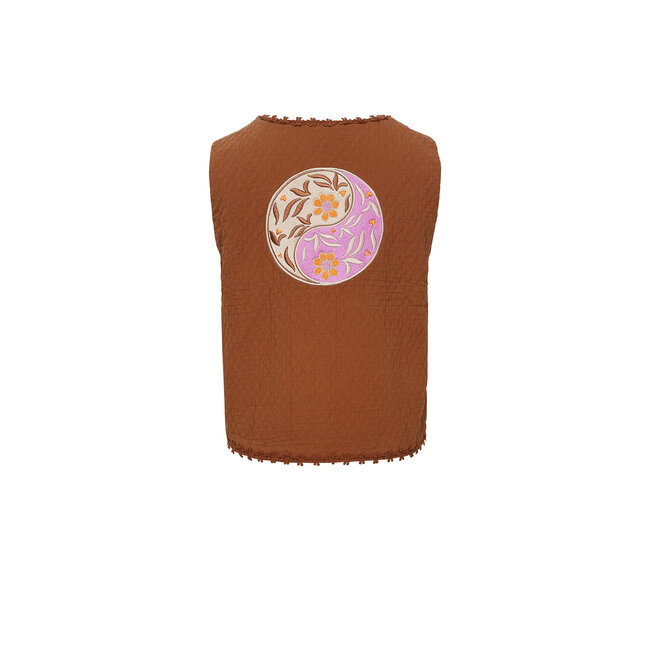 LOOXS Little Meisjes gilet - Caramel