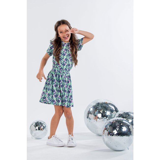 B.Nosy Meisjes jurk - Vivi - Vivid AOP