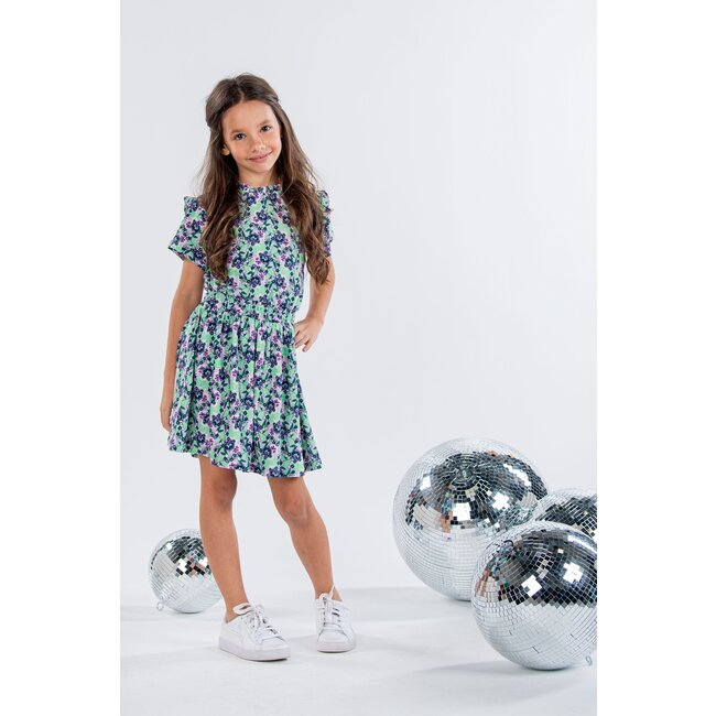 B.Nosy Meisjes jurk - Vivi - Vivid AOP