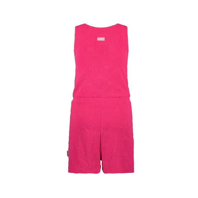 B.Nosy Meisjes jumpsuit - Teddy - Helder roze