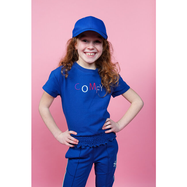 MAYCE Meisjes sweat broek - Twilight blauw