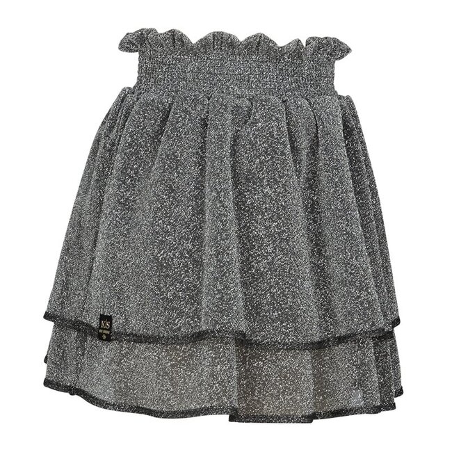 KIEstone Meisjes rok - Ilse - Zilver