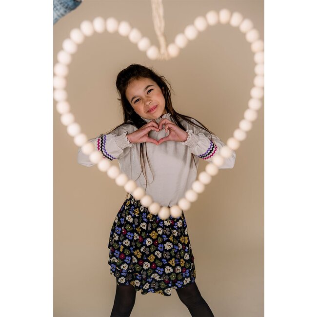 KIEstone Meisjes blouse - Fieke - Zand