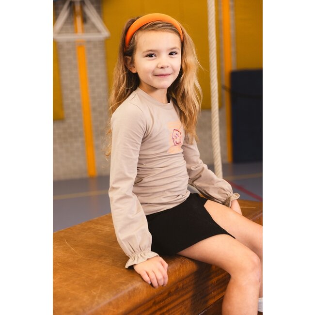 Quapi Meisjes shirt - Dien - Donker zand