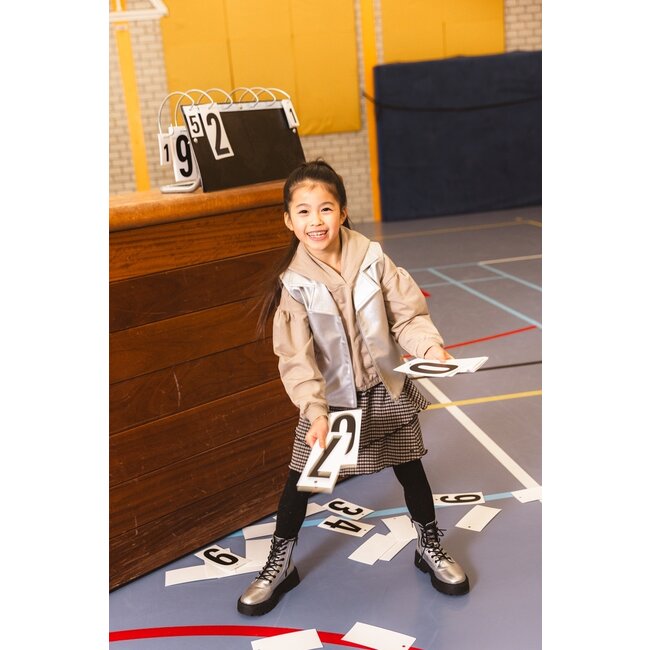 Quapi Meisjes hoodie - Dinte - Donker zand