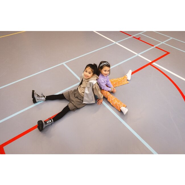 Quapi Meisjes rok - Domien - AOP Zand gestreept