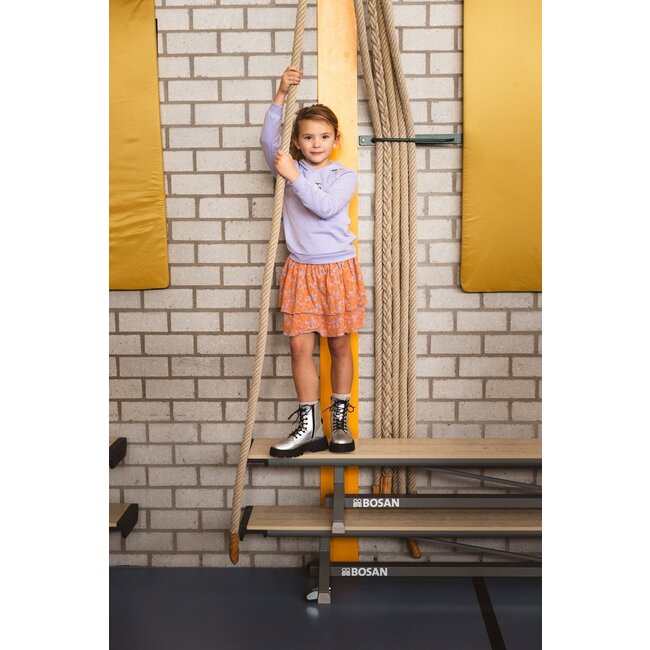 Quapi Meisjes rok - Donna - AOP Oranje bloemen