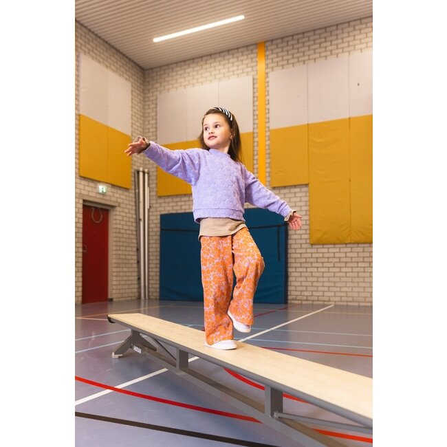 Quapi Meisjes broek - Doris - AOP Oranje bloemen