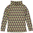 Quapi Meisjes sweater - Djenn - AOP Blauw grafisch