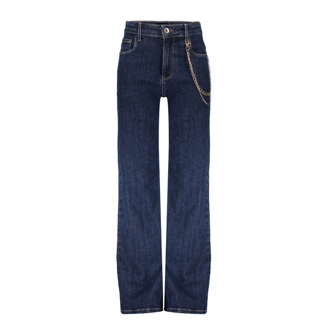 Frankie Liberty Meisjes broek Attitude Wide Leg Dark Denim