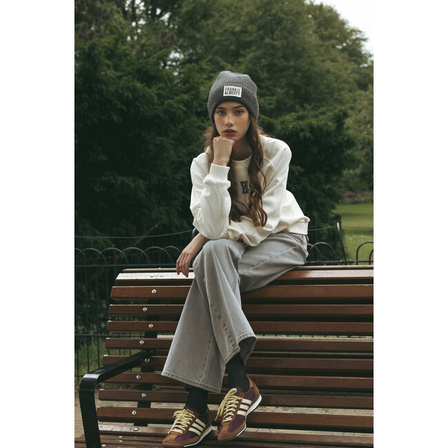 Frankie & Liberty Meisjes broek - Attitude Wide Leg - Grey Denim